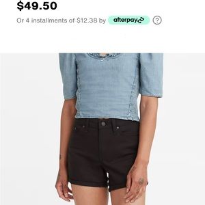 Levi’s mid length shorts